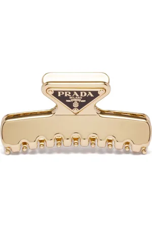 Prada Triangle-logo hair clip