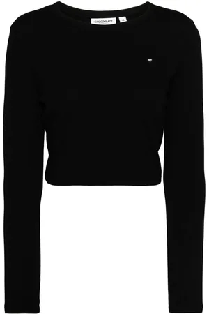 Chocoolate Logo-patched top
