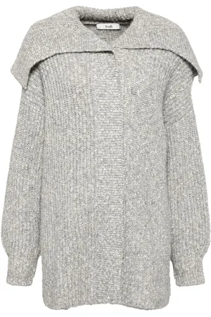 B+AB Exaggerated-collar cardigan