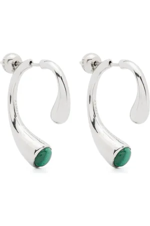 Panconesi P Malakite earrings