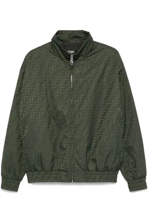 Fendi FF padded bomber jacket