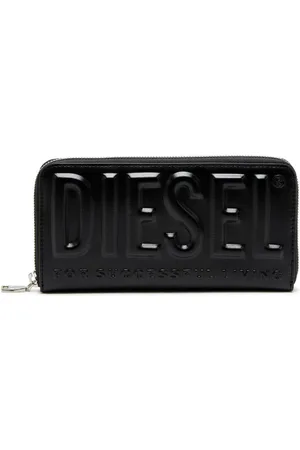 Diesel Logo-embossed leather wallet