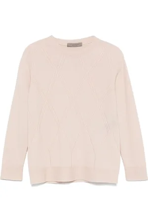 D.EXTERIOR Argyle-knit sweater