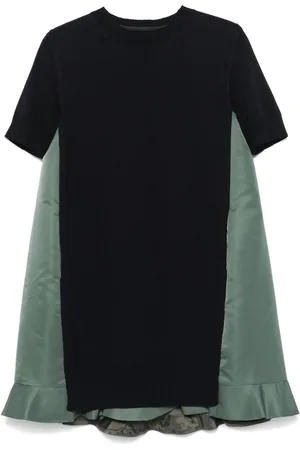 SACAI Panelled mini dress