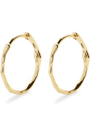 Monica Vinader 14kt yellow Small Siren Muse earrings