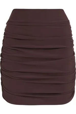 AMIR SLAMA Draped mini skirt