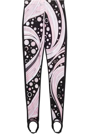 Puccini Fontane-print performance leggings