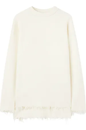Jil Sander Frayed-edge fine-knit jumper