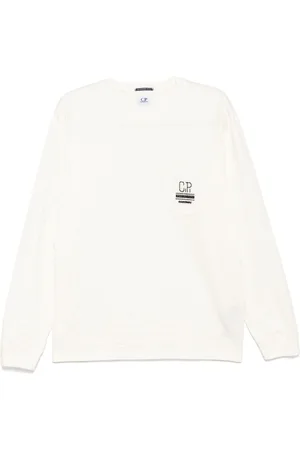 C.P. Company Logo-embroidered T-shirt