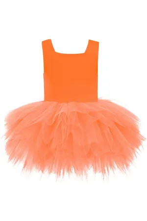 Mimi Tutu Square-neck tutu dress