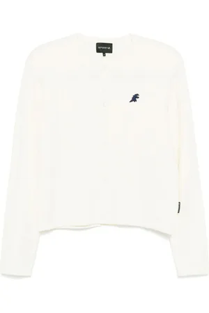 AGNÈS B. Embroidered motif cardigan