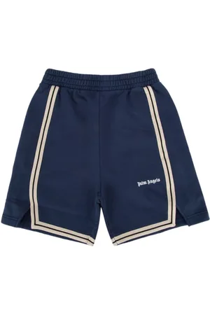 Palm Angels Logo-embroidered track shorts