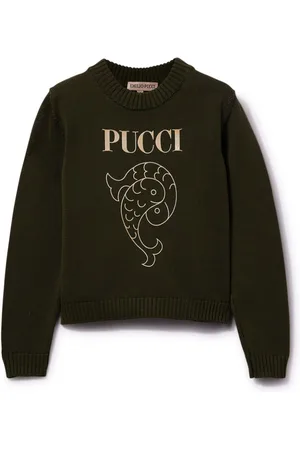 PUCCI Junior Pesci-print jumper