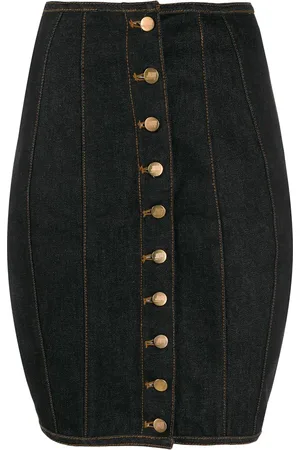 Jean Paul Gaultier 1992 denim corset skirt
