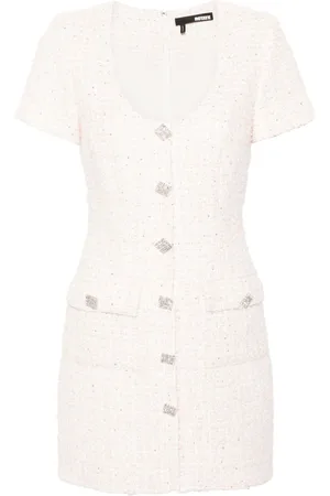ROTATE Bouclé mini dress