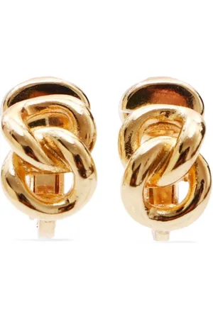 Dior Twisted clip-on earrings