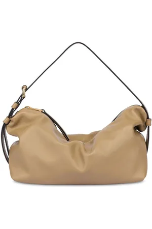 Moschino Tie Me leather shoulder bag