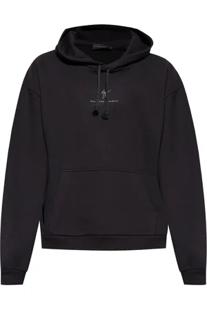 Giuseppe Zanotti Logo-embroidered drawstring hoodie