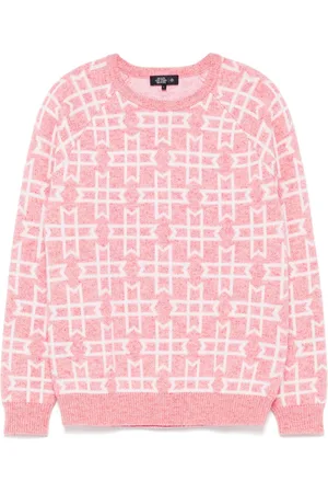 MAN ON THE BOON. Logo-jacquard jumper