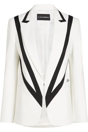 Karl Lagerfeld KL Studio tailored contrast blazer