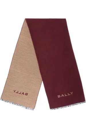Bally Logo-embroidered scarf