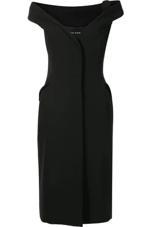 Gloria Coelho Off-shoulder midi dress