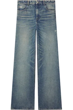 Courrèges Mid-rise wide-leg jeans