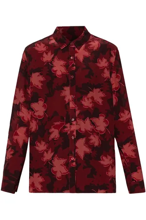 Maison Kitsuné Leaf-print shirt