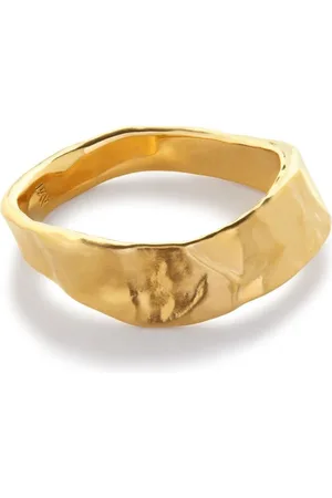 Monica Vinader Capri stacking hammered ring
