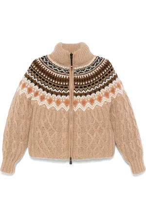 Moncler Patterned-jacquard puffer jacket