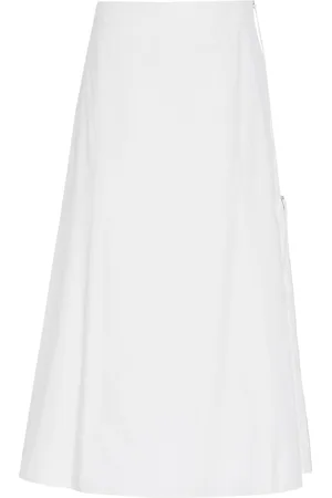 ROSETTA GETTY A-line high-waisted skirt