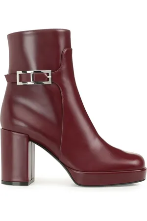Sergio Rossi 80mm Sr Nora leather ankle boots