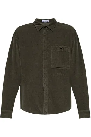 Stone Island 12707 micro corduroy shirt