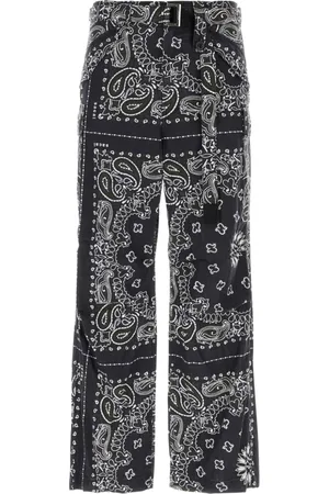 SACAI Bandana-print cargo pants