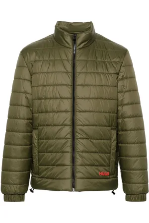 HUGO BOSS Logo-print padded jacket
