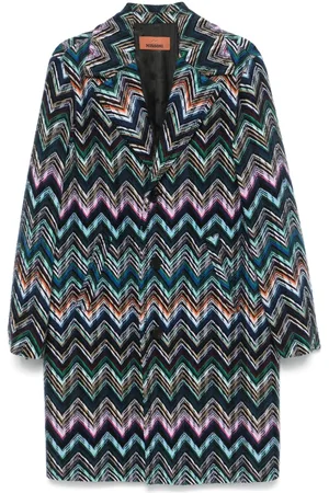 Missoni Chevron-knit coat