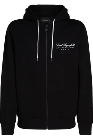 Karl Lagerfeld Hotel Karl zip-up hoodie