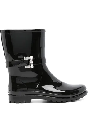 Sergio Rossi Crystal-embellished ankle boots