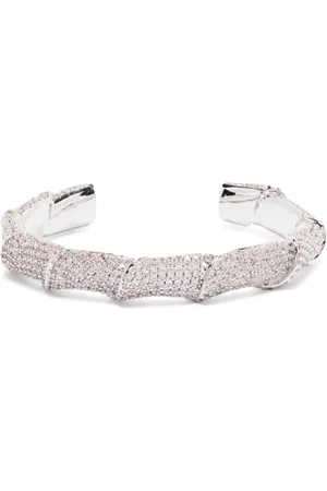 Eddie Borgo Pavé Scroll cuff