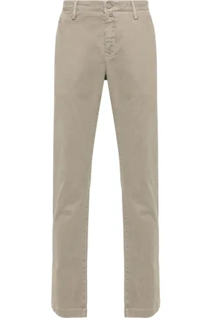 Jacob Cohen Bobby logo-patch trousers