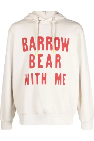 BARROW Logo-print cotton hoodie