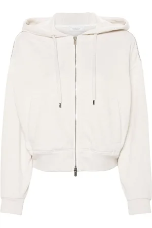 PESERICO SIGN Lurex-detail hoodie