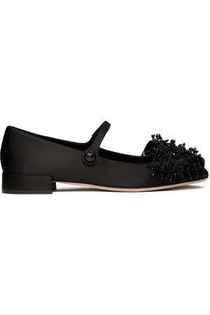 VALENTINO GARAVANI 20mm Bowjane Mary-Jane ballerina shoes