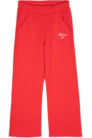 Balmain Logo-print cotton trousers
