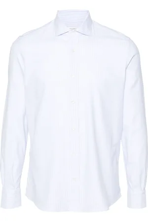 MAZZARELLI Striped cotton shirt