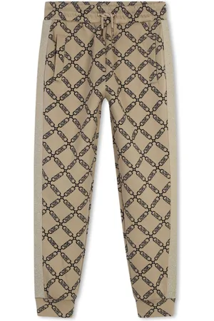 Michael Kors Empire-print drawstring track pants