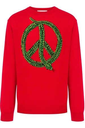 Moschino Logo-embroidered jumper