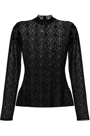Marine Serre Moon Diamant mesh top