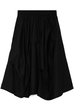 B+AB Draped A-line skirt