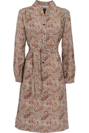 Lanvin 1970s paisley-print cotton dress